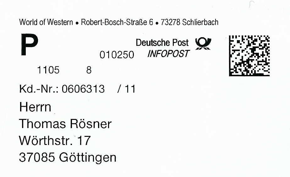 Deutsche Post Kundennummer