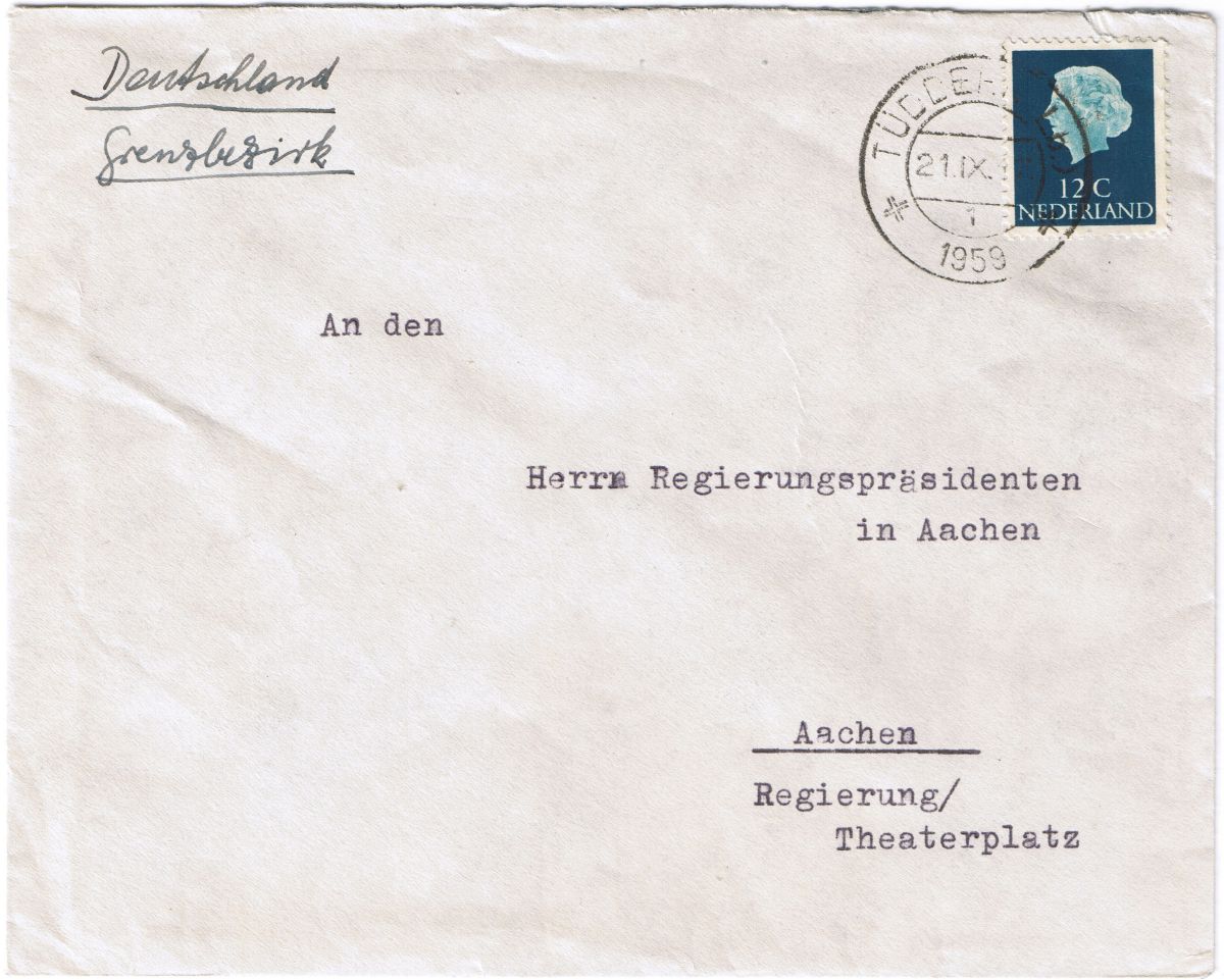 Brief Von Belgien Nach Deutschland Porto Von Westfalen Nach